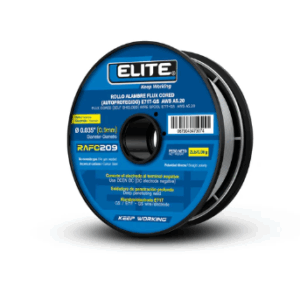 ROLLO ALAMBRE FLUX CORED (AUTOPROTEGIDO) E71T-GS 100mm 2Lb (0,9KG) 0,9M M (0.035) ELITE - RAFC209