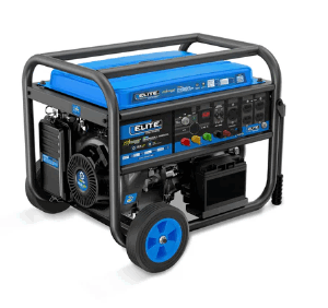 Generador Portatil a Gasolina, Potencia Maxima 7,5kW, 4 Tiempos, Capacidad del Tanque de 25L, Arranque Manual y Electrico - 2G80